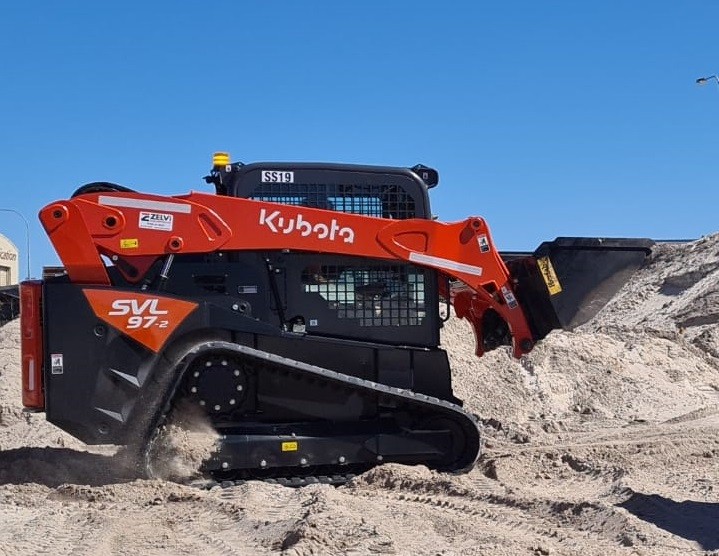 Rent the Kubota Skidsteer SVL97 Enclosed Cab/ Used for mulcher East