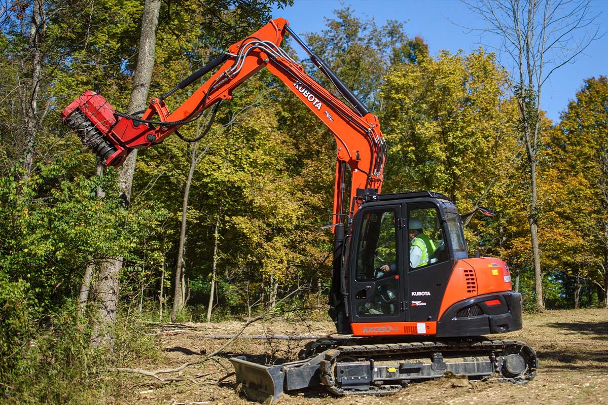 Rent the Prinoth Mini X Drum Mulcher with Knives "Attachment Only" Fits